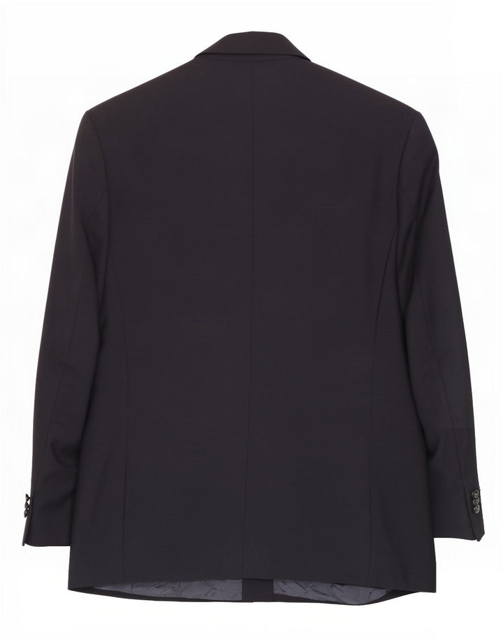 Roberto Capucci Herre Double Breasted Blazer Jacket IT 54 2XL Navy Blue