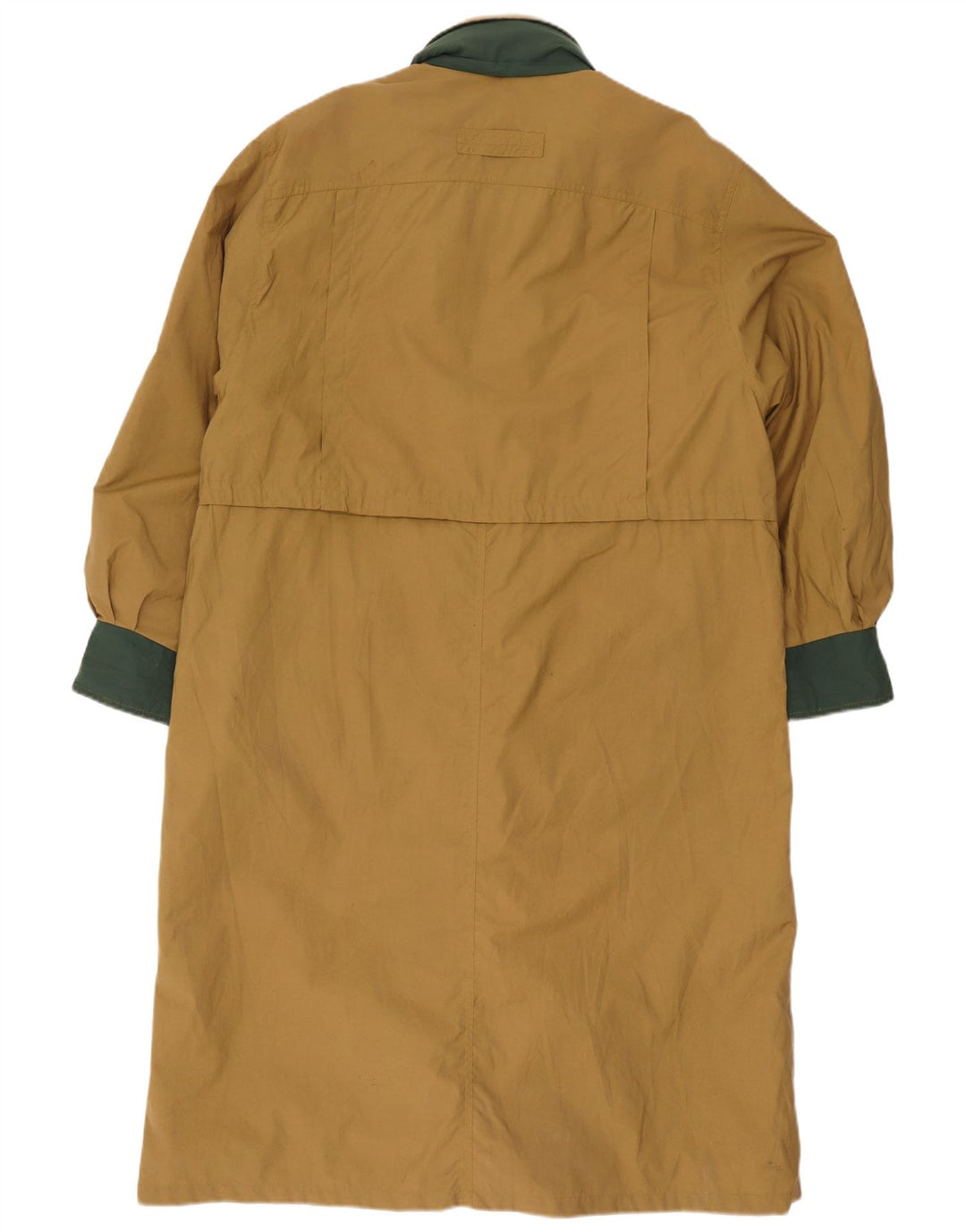 Yessica Womens Oversized Trench Coat EU 38 Medium Khaki Colourblock Bomuld