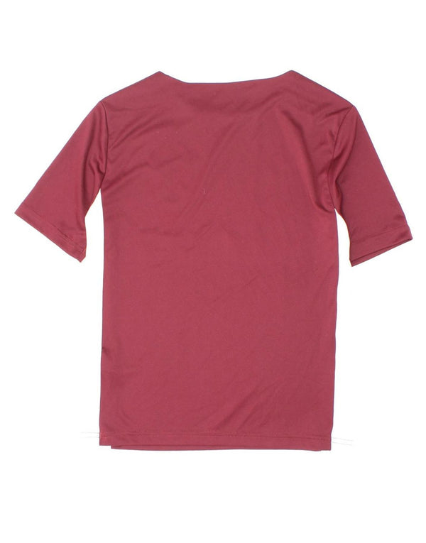 Adidas Boys Colorado Rapids Grafisk T-Shirt Top 9-10 år Lille Bourgogne