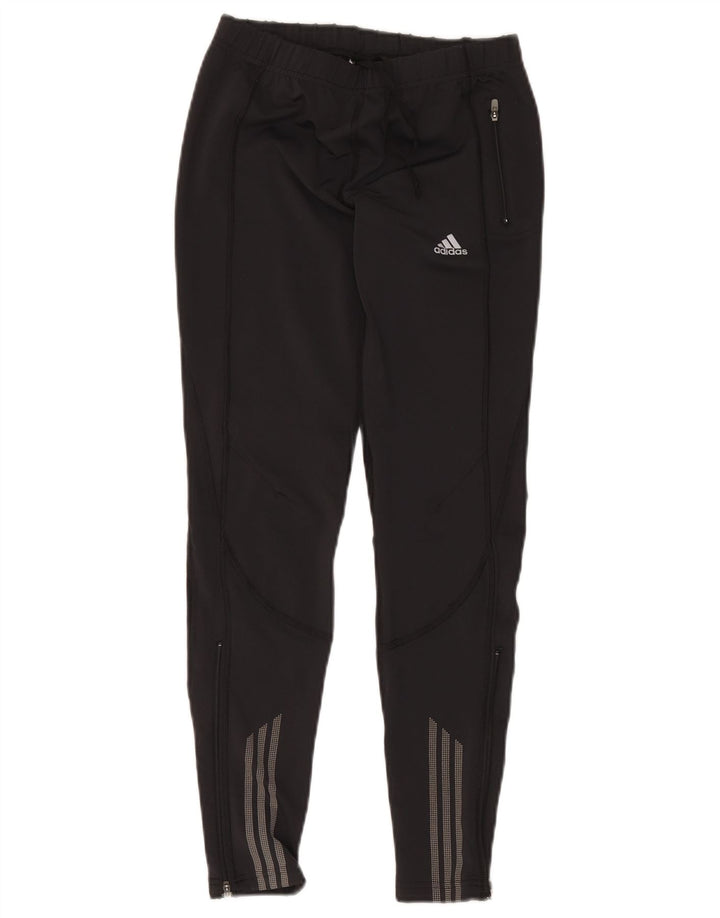 Adidas Dame Climacool Træningsdragt Bukser UK 14 Medium Sort Polyester