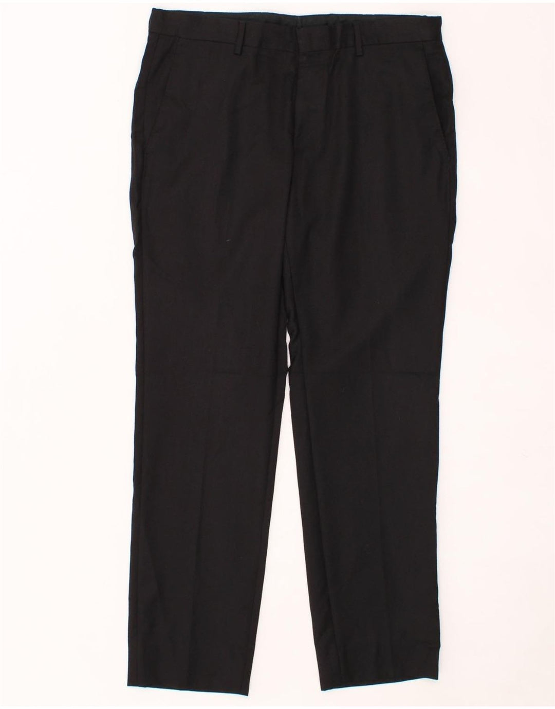 HUGO BOSS Mens Slim Cropped Trousers IT 48 Medium W32 L23 Black Vintage Hugo Boss and Second-Hand Hugo Boss from Messina Hembry 
