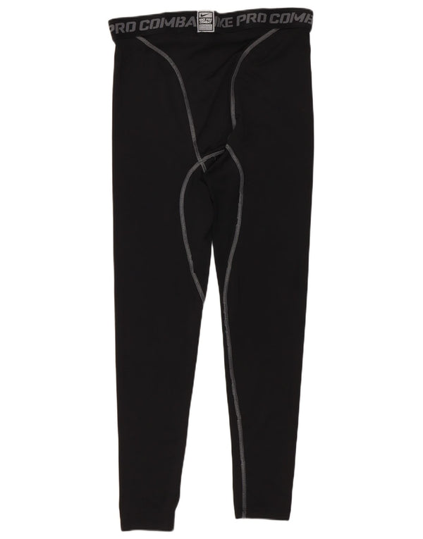 Nike Mens Dri Fit Graphic Leggings Large Black Polyester