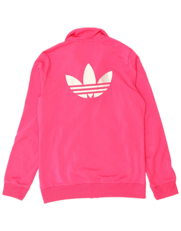 Adidas piger grafisk træningsdragt topjakke 14-15 år Pink Polyester