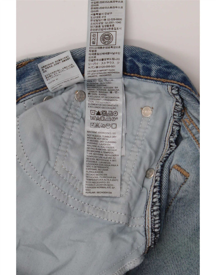 Levi's Dame Distressed Bootcut Jeans W29 L33 Blå Bomuld