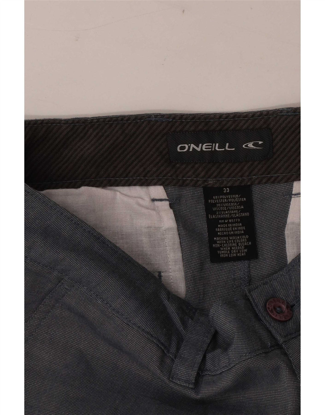 O'Neill Herre Chino Shorts W33 Medium Grey Colourblock Bomuld
