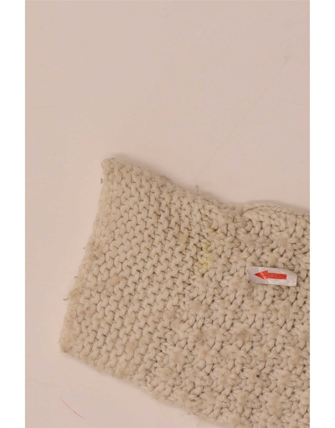 Zara Dame Cardigan Sweater UK 14 Stor Hvid Akryl