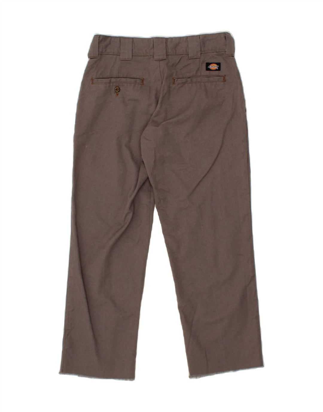 DICKIES Womens Straight Chino Trousers W30 L26  Grey Polyester Vintage Dickies and Second-Hand Dickies from Messina Hembry 