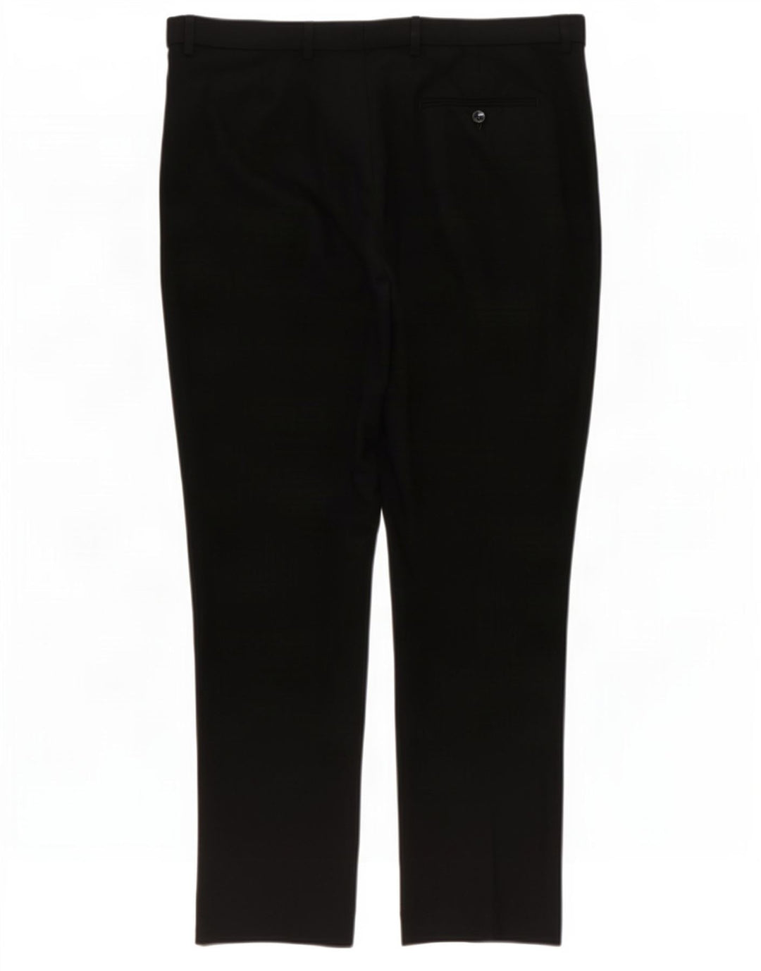 Marks & Spencer Herre Regular Fit Suit Bukser W38 L29 Sort Polyester