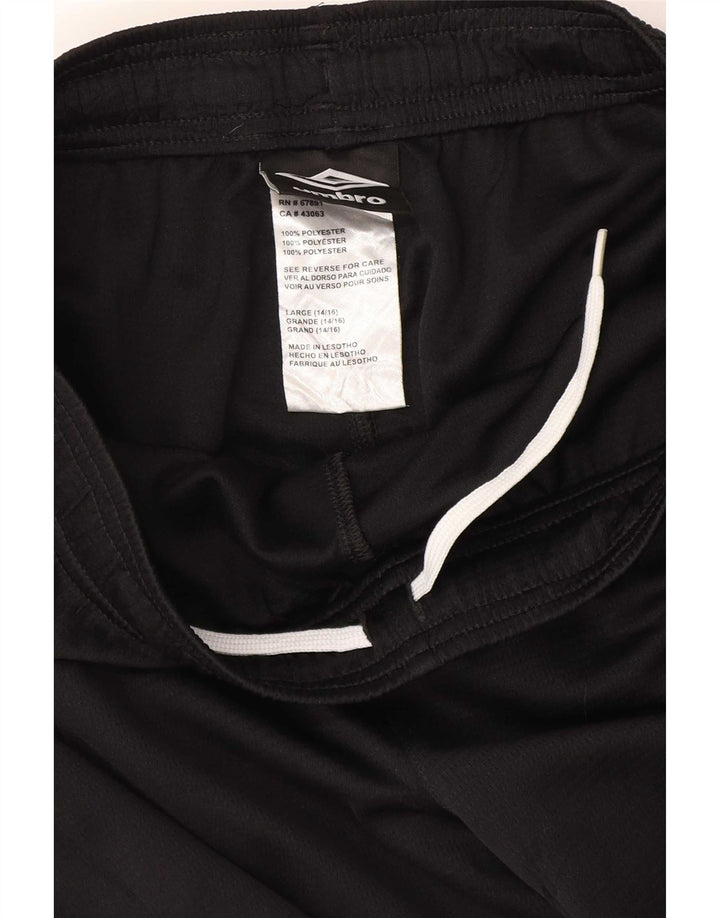 Umbro Herre Sportshorts Large Sort Polyester
