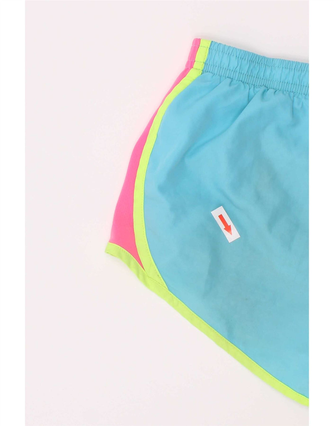 Nike sportsshorts til piger 5-6 år Medium Blue Colourblock Polyester