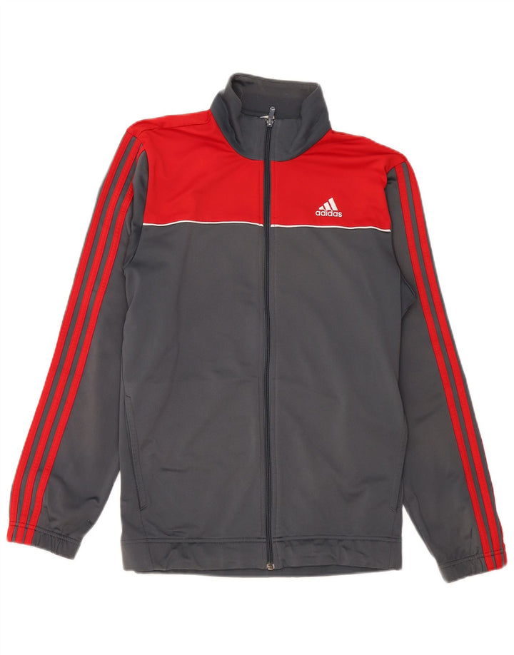 ADIDAS Træningsdragt til mænd Topjakke Medium Grey Colourblock Polyester
