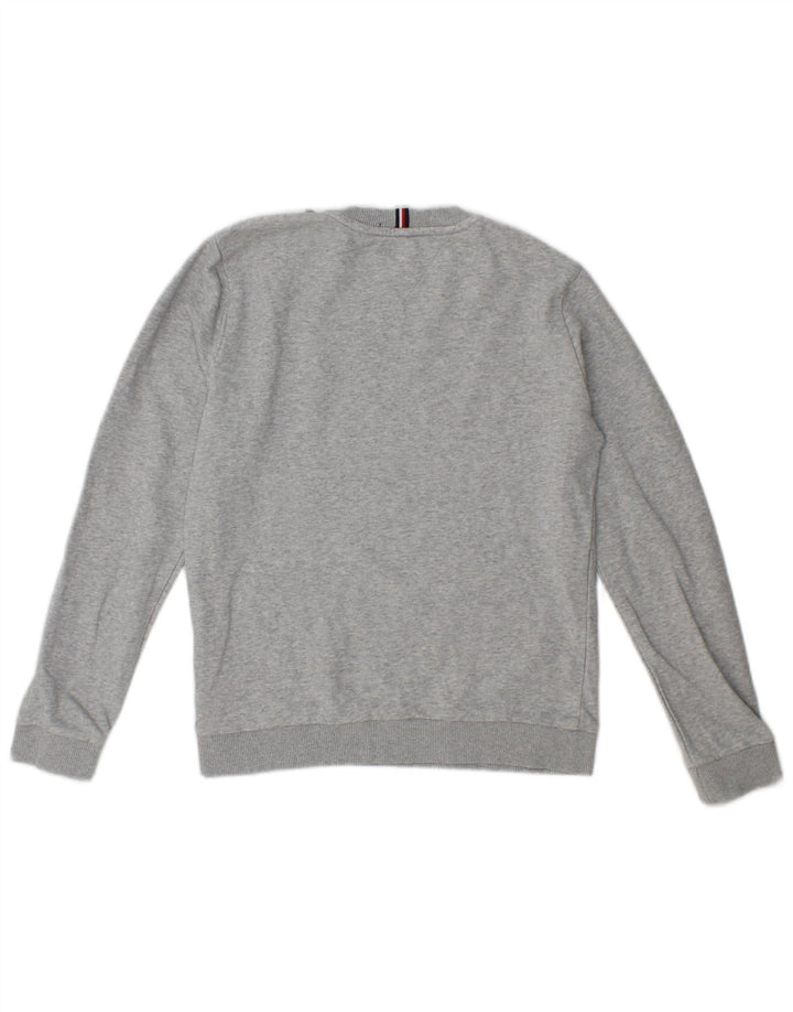 Tommy Hilfiger Drenge Grafisk Sweatshirt Jumper 12-13 år Grå Flecked
