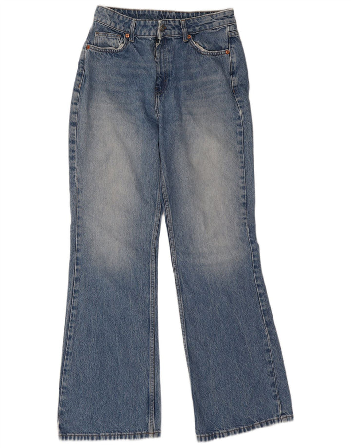 Topshop Dame Flared Jeans W30 L32 Blå Bomuld
