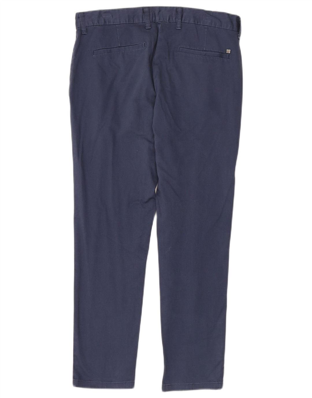 Zara Herre Slim Chino Bukser EU 40 Medium W31 L28 Marineblå Bomuld