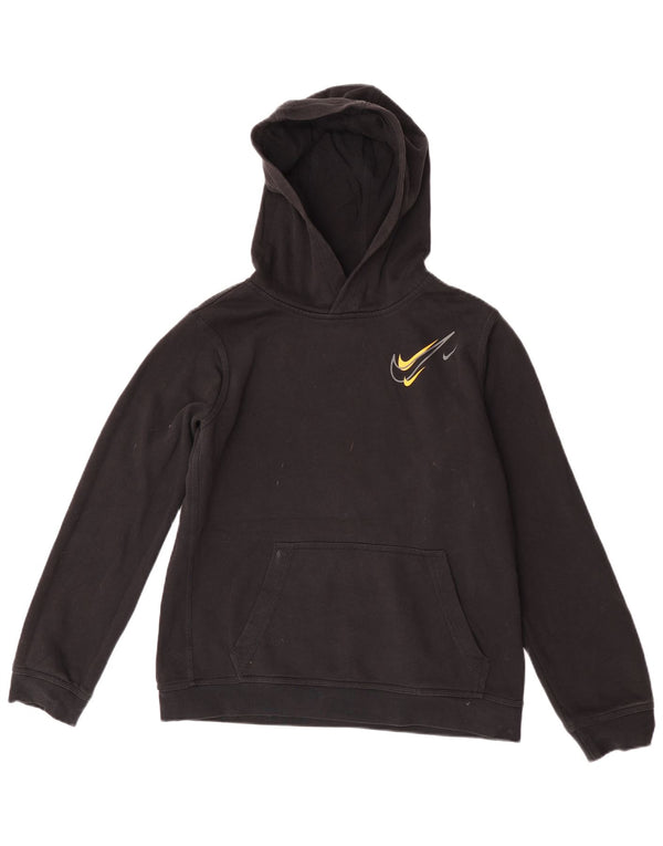Nike Boys Hoodie Jumper 13-14 år XL Sort Bomuld