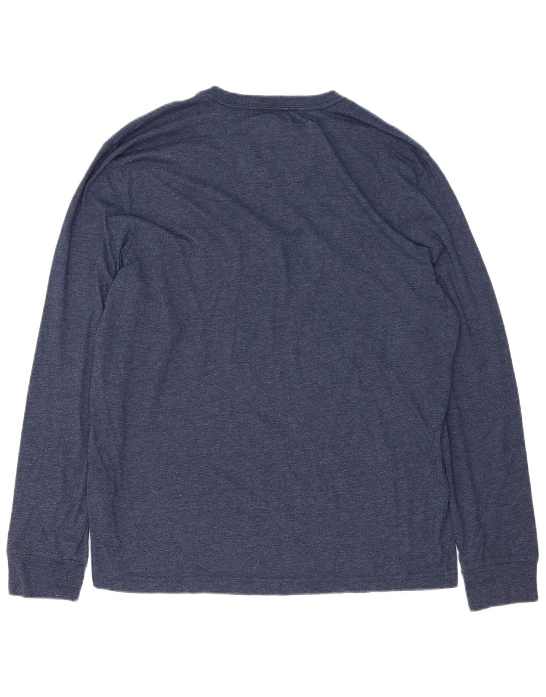 Nautica Herre Top Langærmet Stor Marineblå Colourblock Bomuld