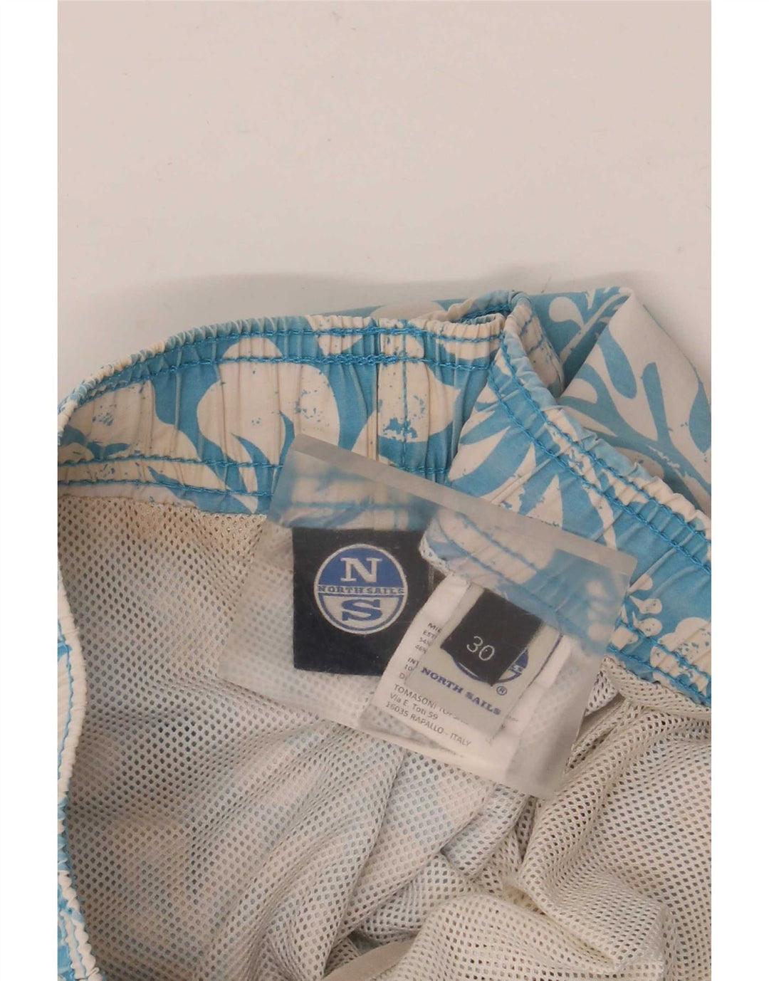 North Sails Herre badeshorts Medium Blue Floral Bomuld