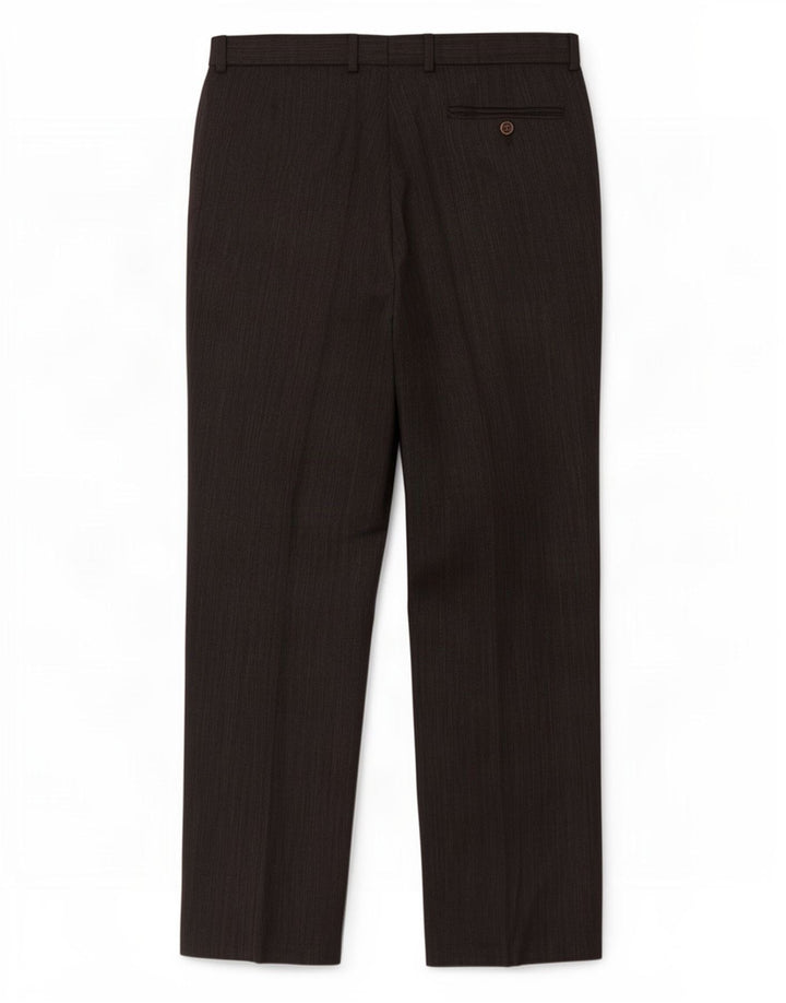 Marks & Spencer Straight Chino-bukser til mænd W34 L31 Grå polyester