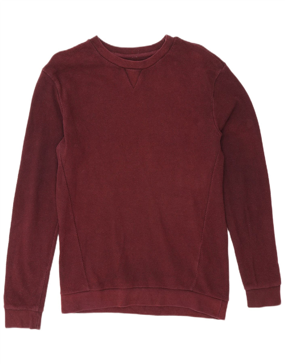 Zara Sweatshirt til mænd Medium Bourgogne bomuld