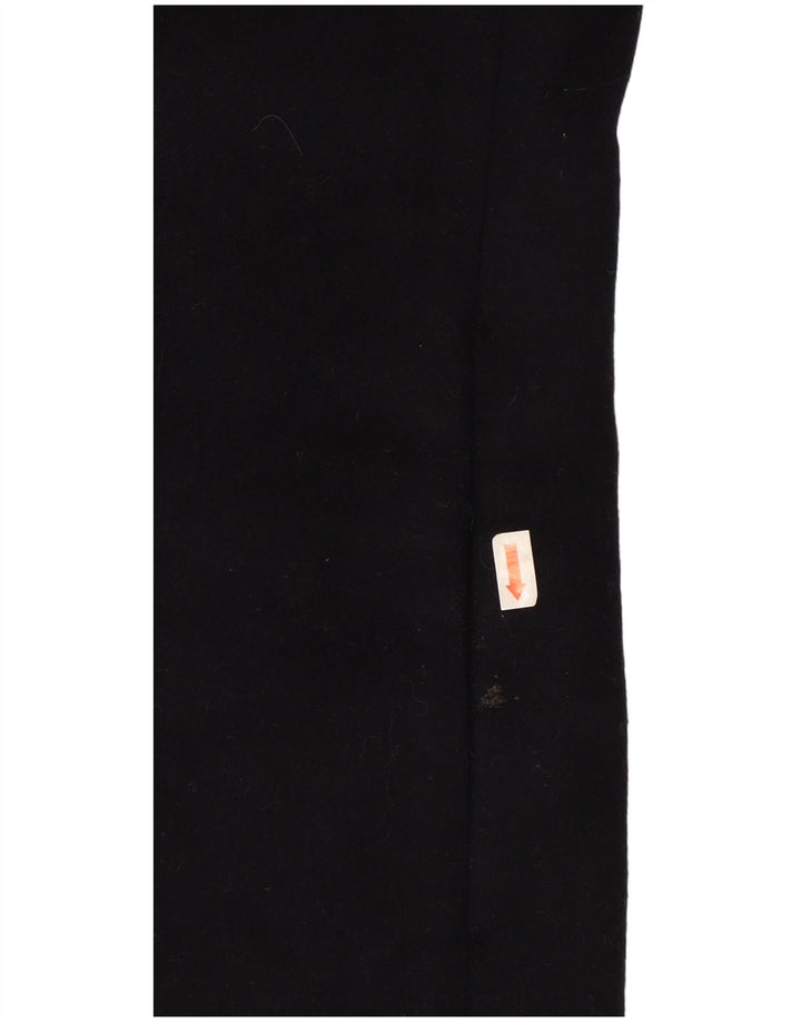 Reiss Herre Overfrakke UK 36 Small Navy Blue Wool