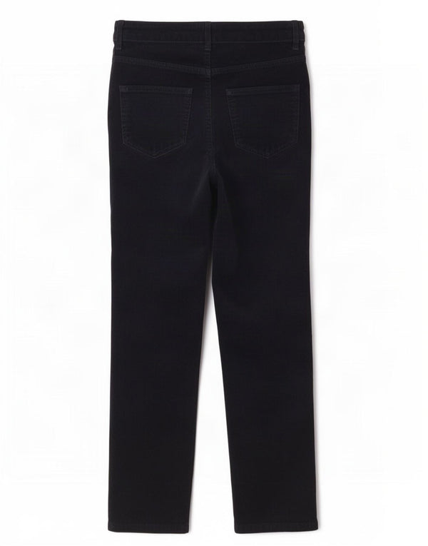 Marks & Spencer fløjlsbukser til kvinder UK 12 Medium W30 L28 Marineblå