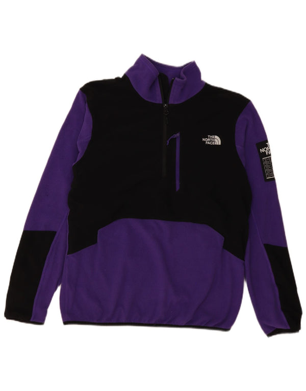 The North Face Herre Grafisk Fleece Jumper Medium Lilla Colourblock