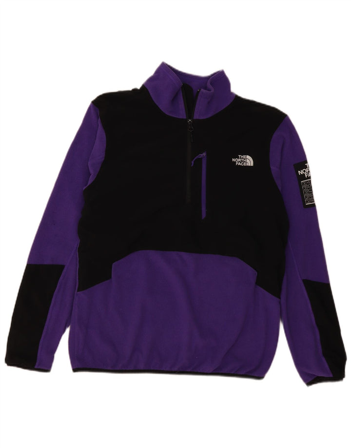 The North Face Herre Grafisk Fleece Jumper Medium Lilla Colourblock