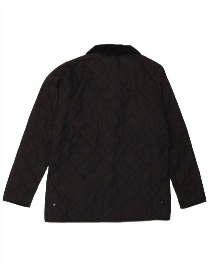 Barbour Boys Quiltet Quiltet Jakke 12-13 År XL Sort Polyester