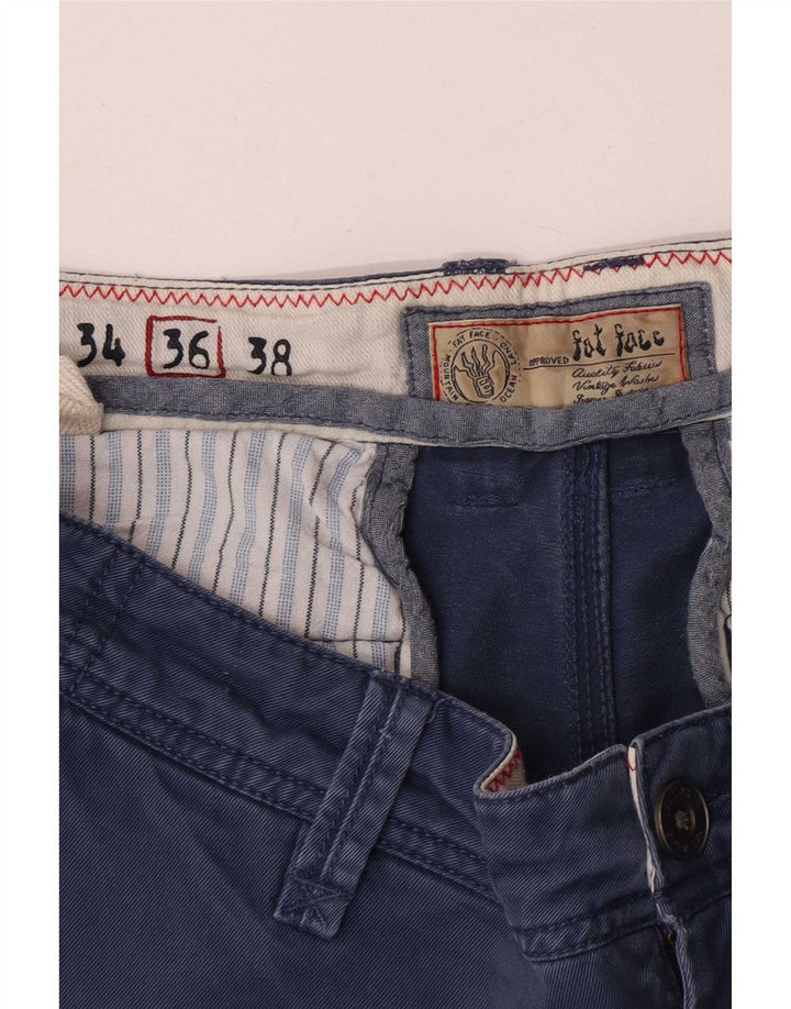 Fat Face Herre Regular Chino Bukser Large W36 L33 Blue Cotton