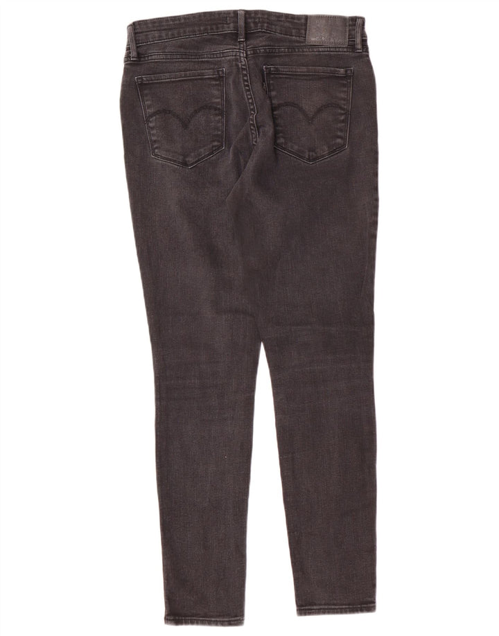 Levi's Dame 711 Skinny Jeans W29 L28 Grå Bomuld