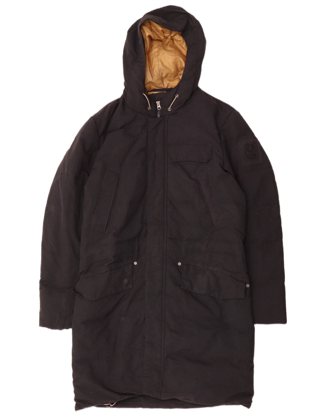 Murphy & Nye Herre Sailmakers Hooded Padded Coat UK 36 Small Black