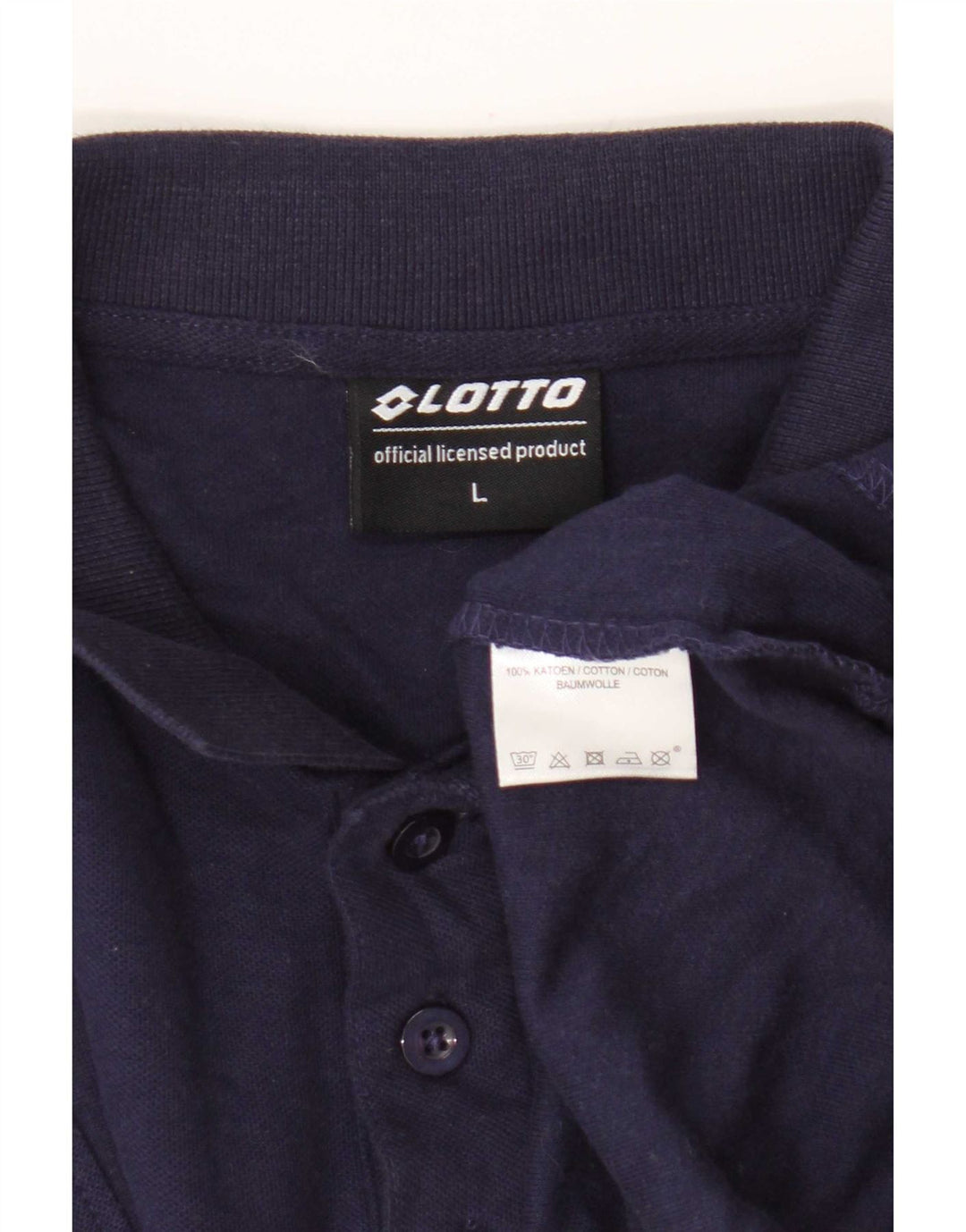 Lotto Herre poloshirt Stor marineblå bomuld