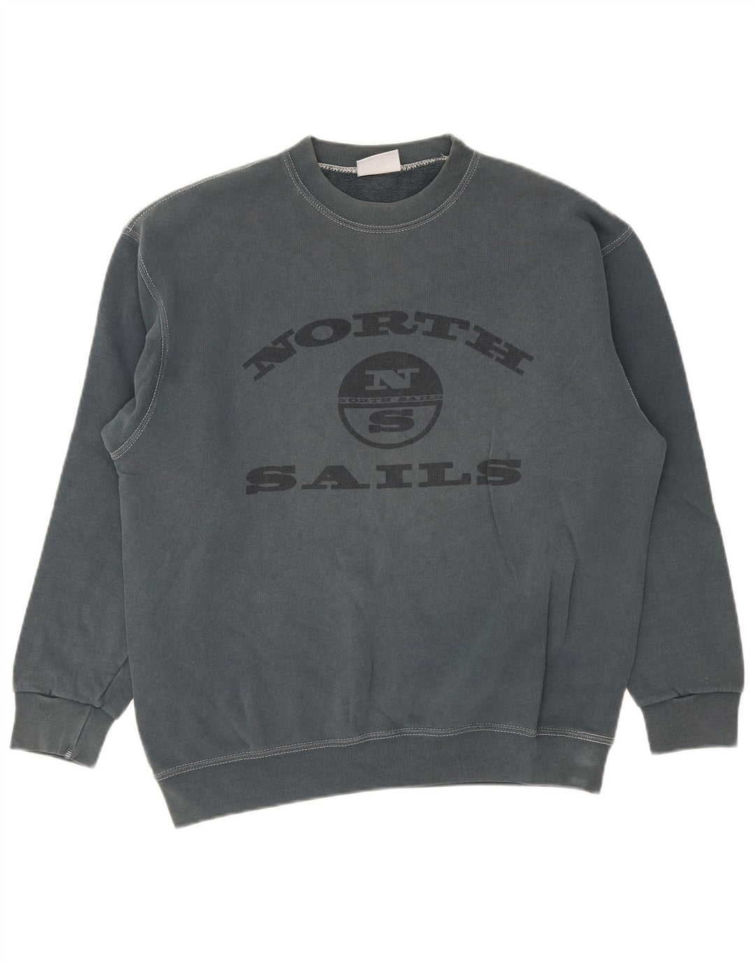 North Sails Herre Grafisk Sweatshirt Jumper Medium Blå