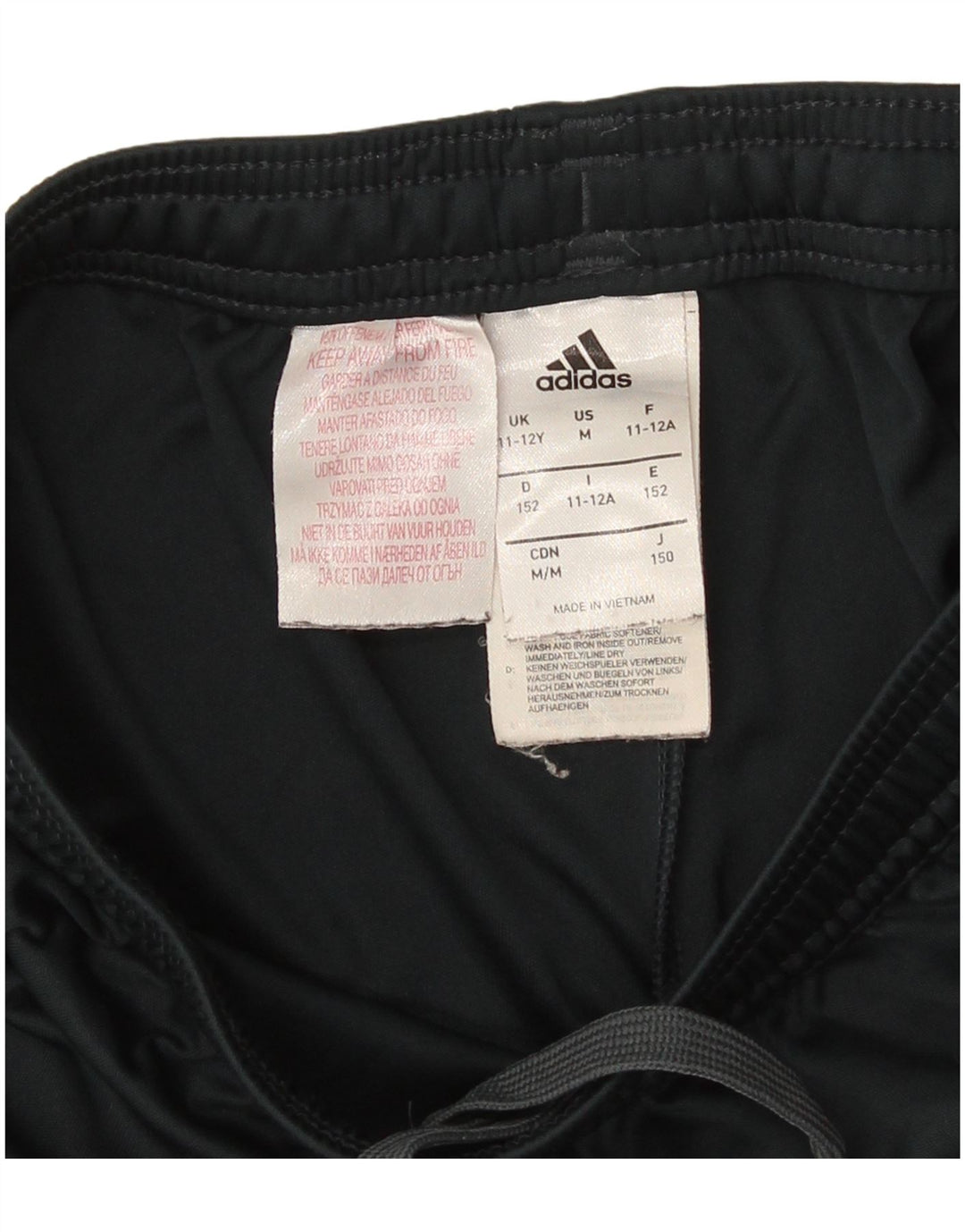 Adidas Boys Real Madrid Sportsshorts 11-12 år Sort Polyester