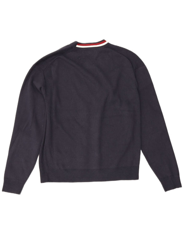 Tommy Hilfiger Herre Cardigan Sweater Medium Navyblå Bomuld