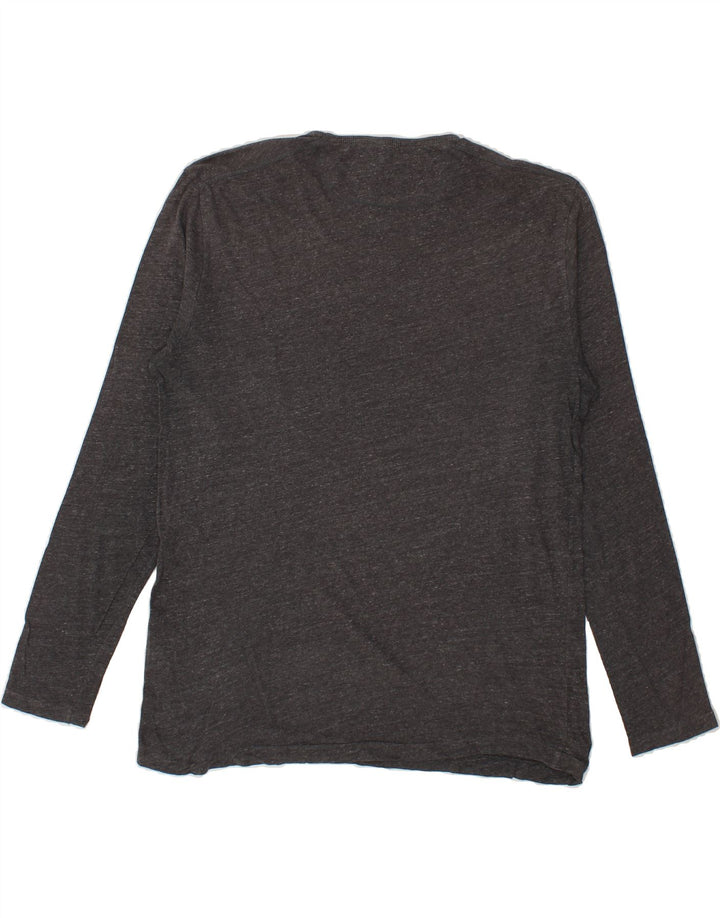 G-STAR Mens Top Long Sleeve XL Grey Flecked Cotton Vintage G-Star and Second-Hand G-Star from Messina Hembry 