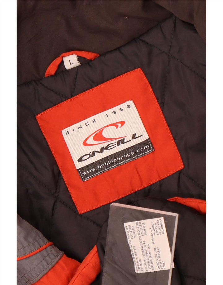 O'Neill Herre Windbreaker Jacket UK 40 Large Red Colourblock Polyester