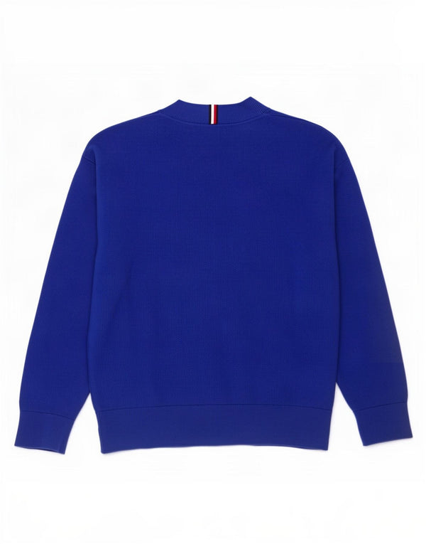 Tommy Hilfiger Boys Grafisk Sweatshirt Jumper 11-12 år Blå Bomuld