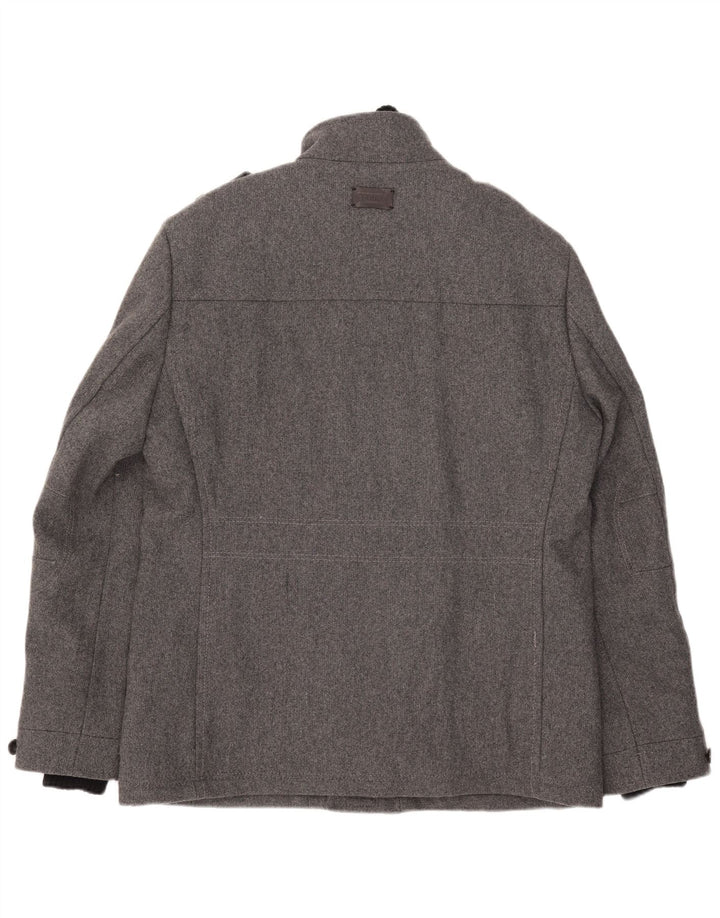 Esprit Herre Military Jacket UK 42 XL Grå Uld