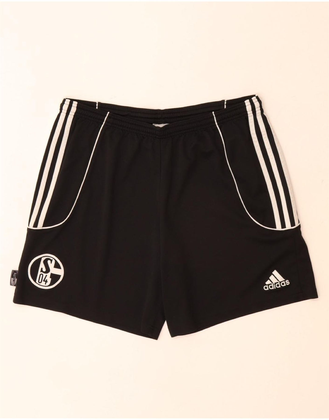 ADIDAS Herre Climalite grafiske sportsshorts store sorte polyester