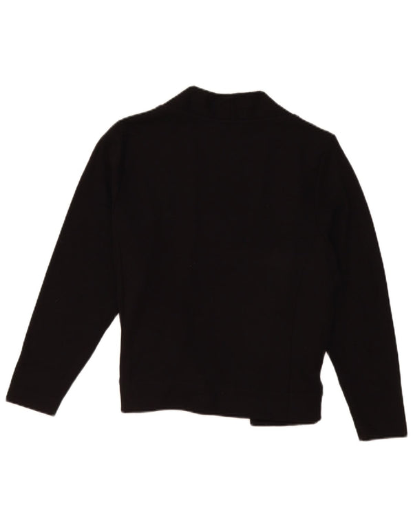 Marks & Spencer Dame Petite Open Cardigan Sweater UK 18 XL Sort Viscose