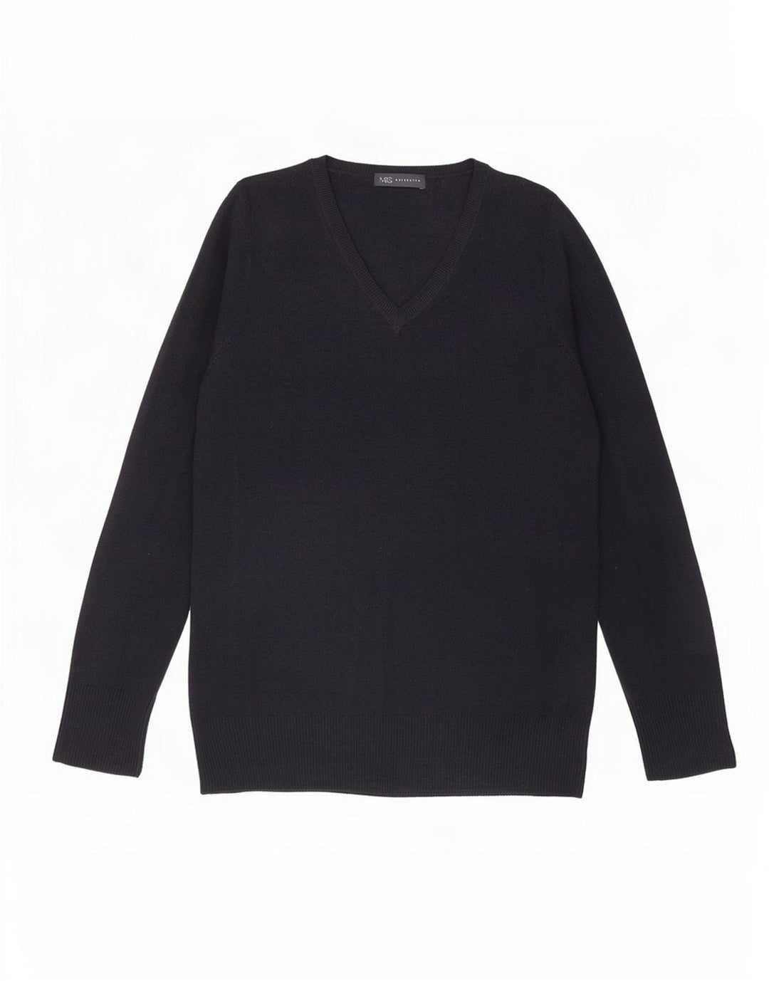 Marks & Spencer Dame V-hals sweater UK 16 Large Navy Blue