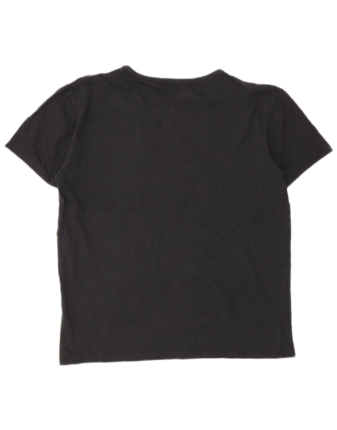 Paul Smith Dame T-Shirt Top UK 14 Medium Sort Bomuld