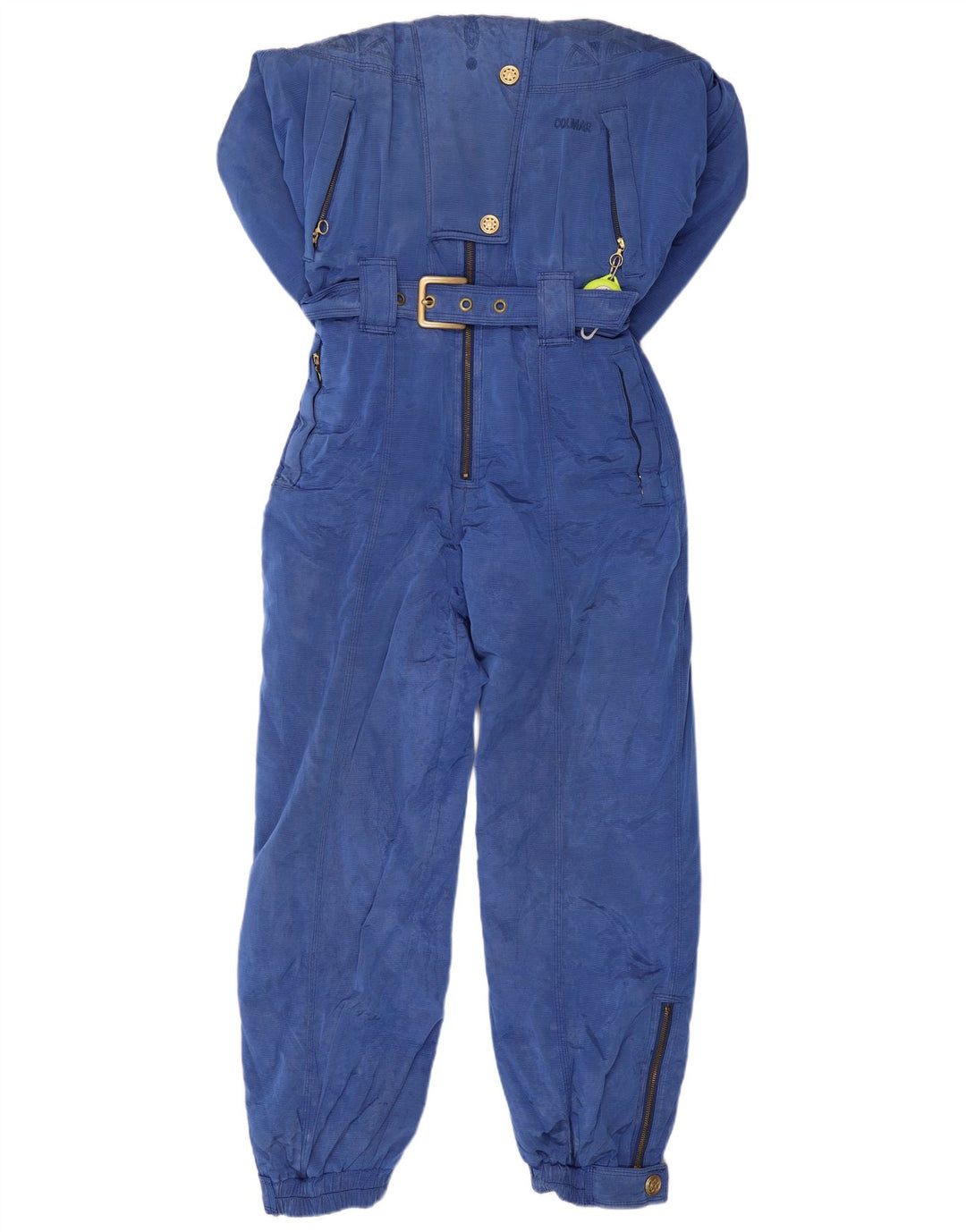 Colmar Dame Ski Jumpsuit IT 46 Stor Blå Geometrisk