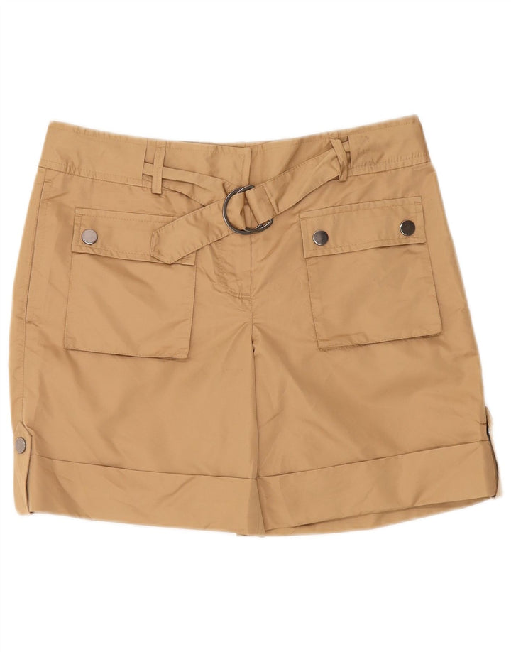 Massimo Dutti Dame Cargo Shorts EU 40 Medium W30 Beige Polyester