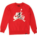 JORDAN Boys Graphic Sweatshirt Jumper 10-11 Years Medium Red Cotton Vintage Jordan and Second-Hand Jordan from Messina Hembry 