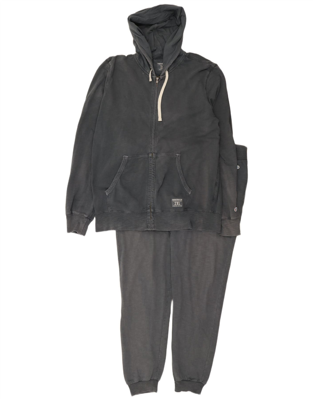 Champion Hel træningsdragt med hætte til mænd 2XL Grå