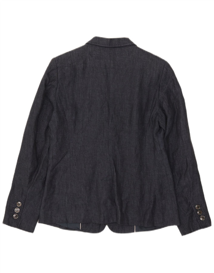 Marks & Spencer Dame Autograph Blazer Jacket UK 12 Medium Navy Blue