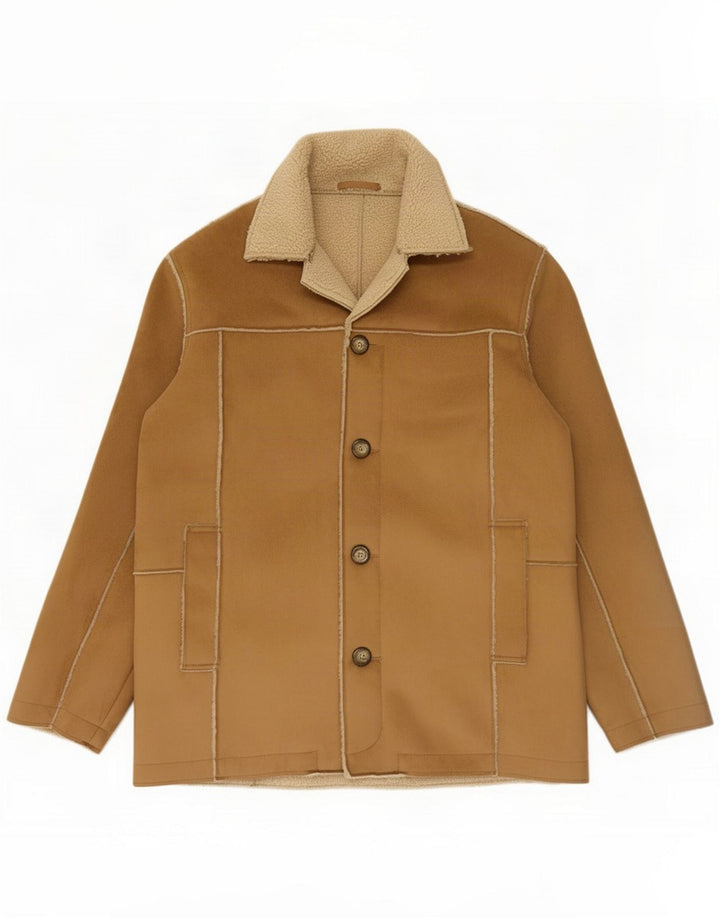 Næste Sherpa-jakke til mænd UK 38 Medium Beige