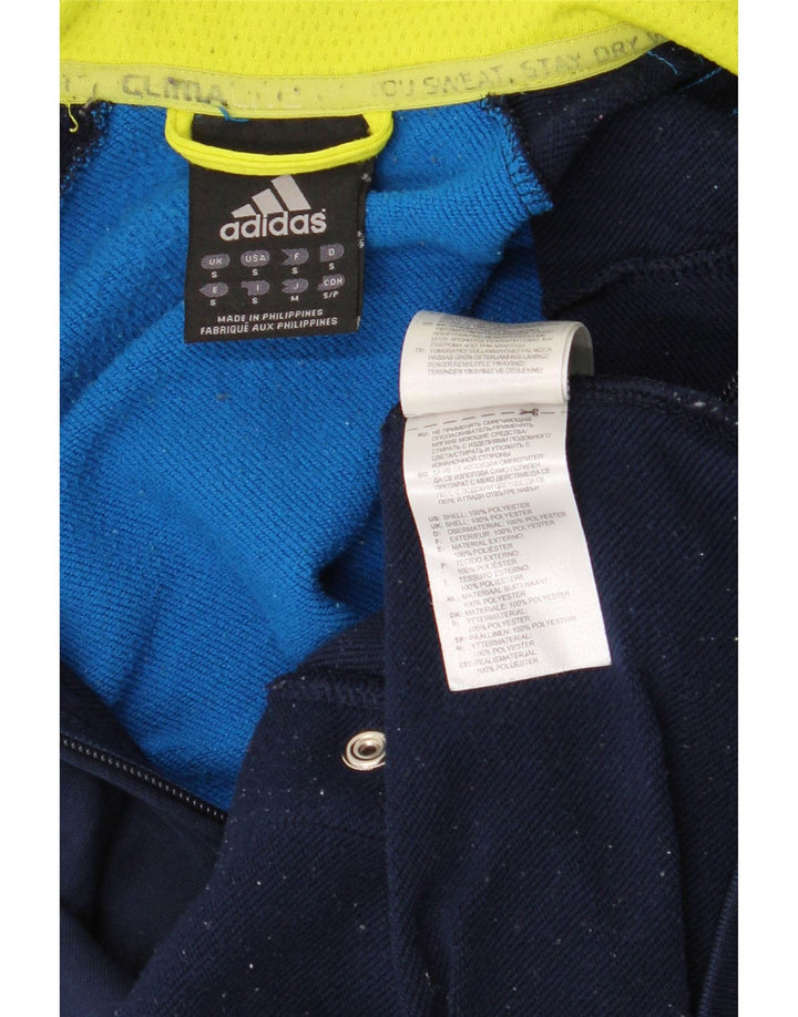 Adidas Herre Climalite træningsdragt Top jakke Lille marineblå polyester